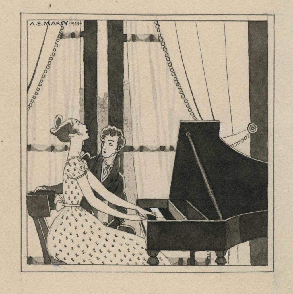 Marty – Leçon de clavecin