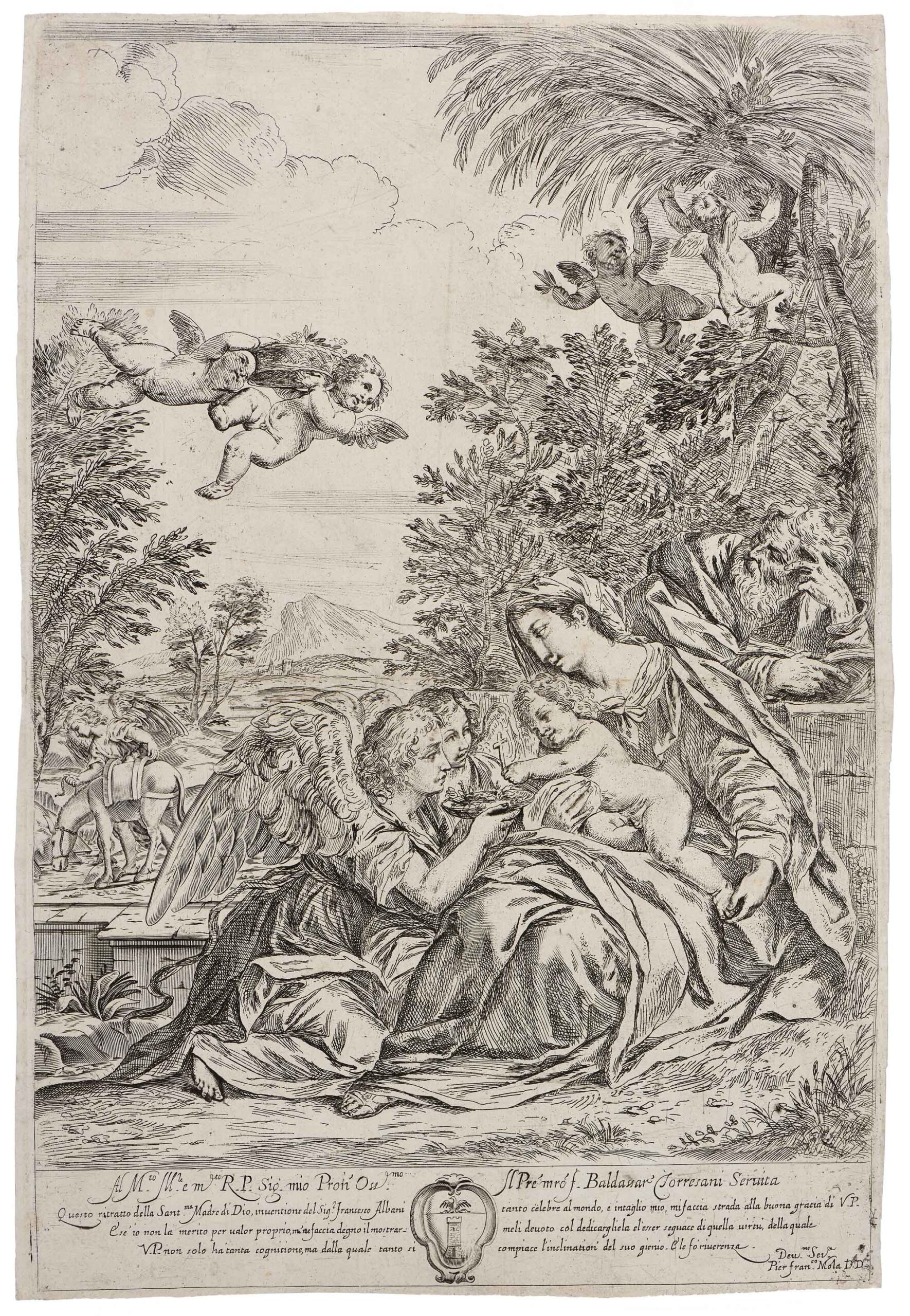 La Sainte Famille en fuite en Egypte