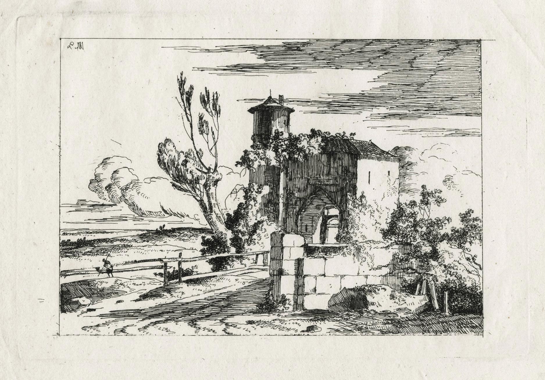 The monumental entrance