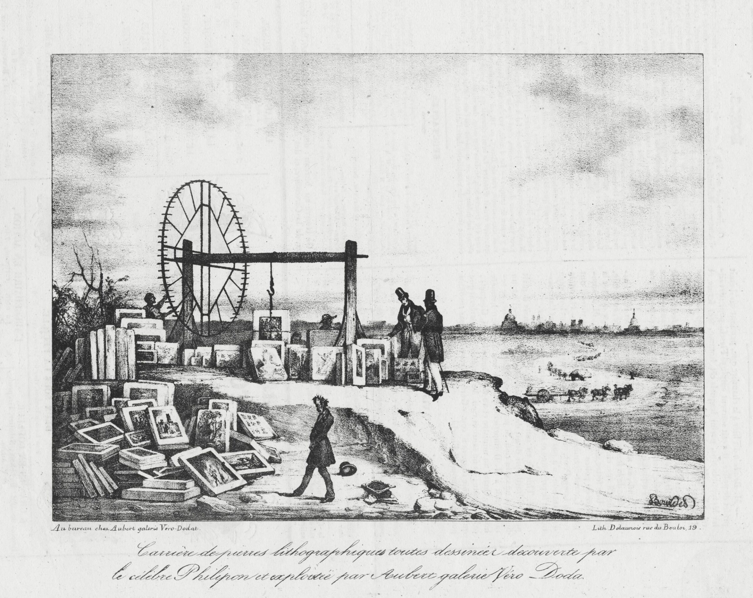 Quarry of lithographic stones