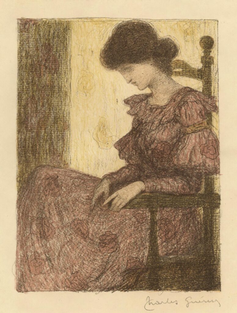 Guérin – Femme assise, endormie