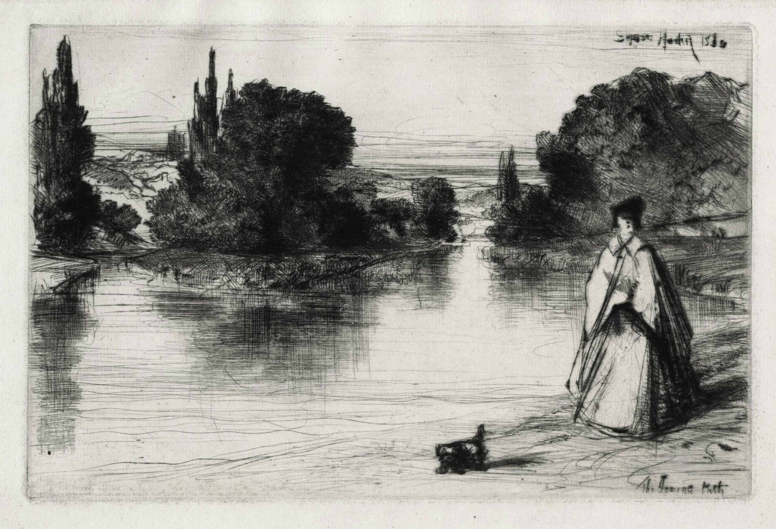 The Towing path (La promenade au bord de l'eau)