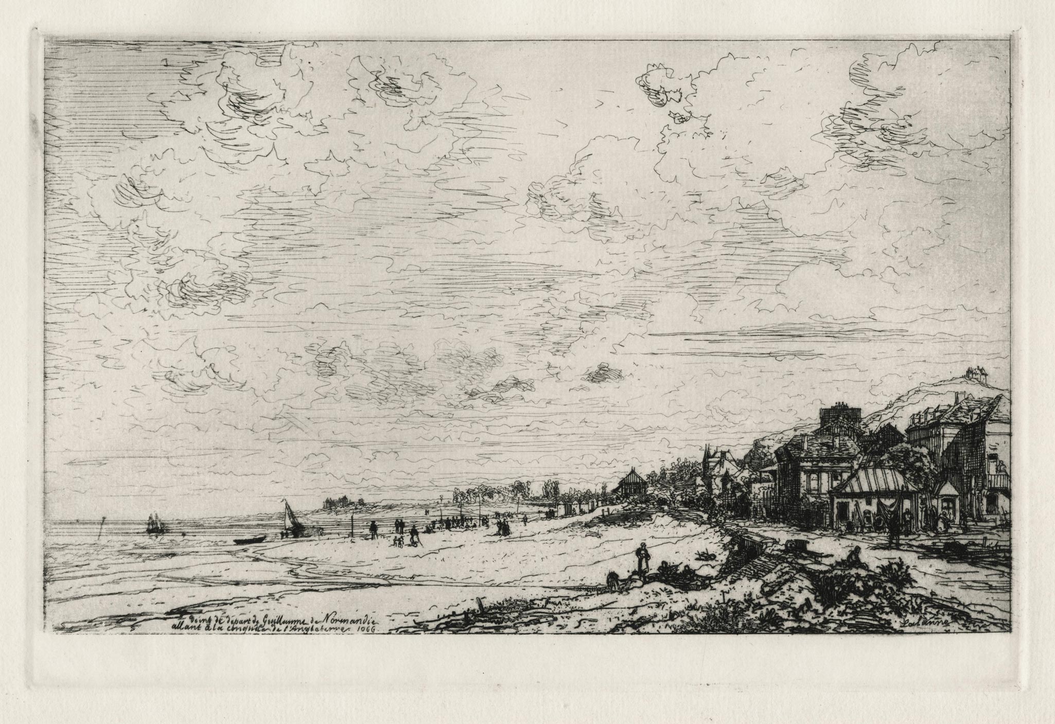 Beuzeval, embouchure de la Dive (Calvados)