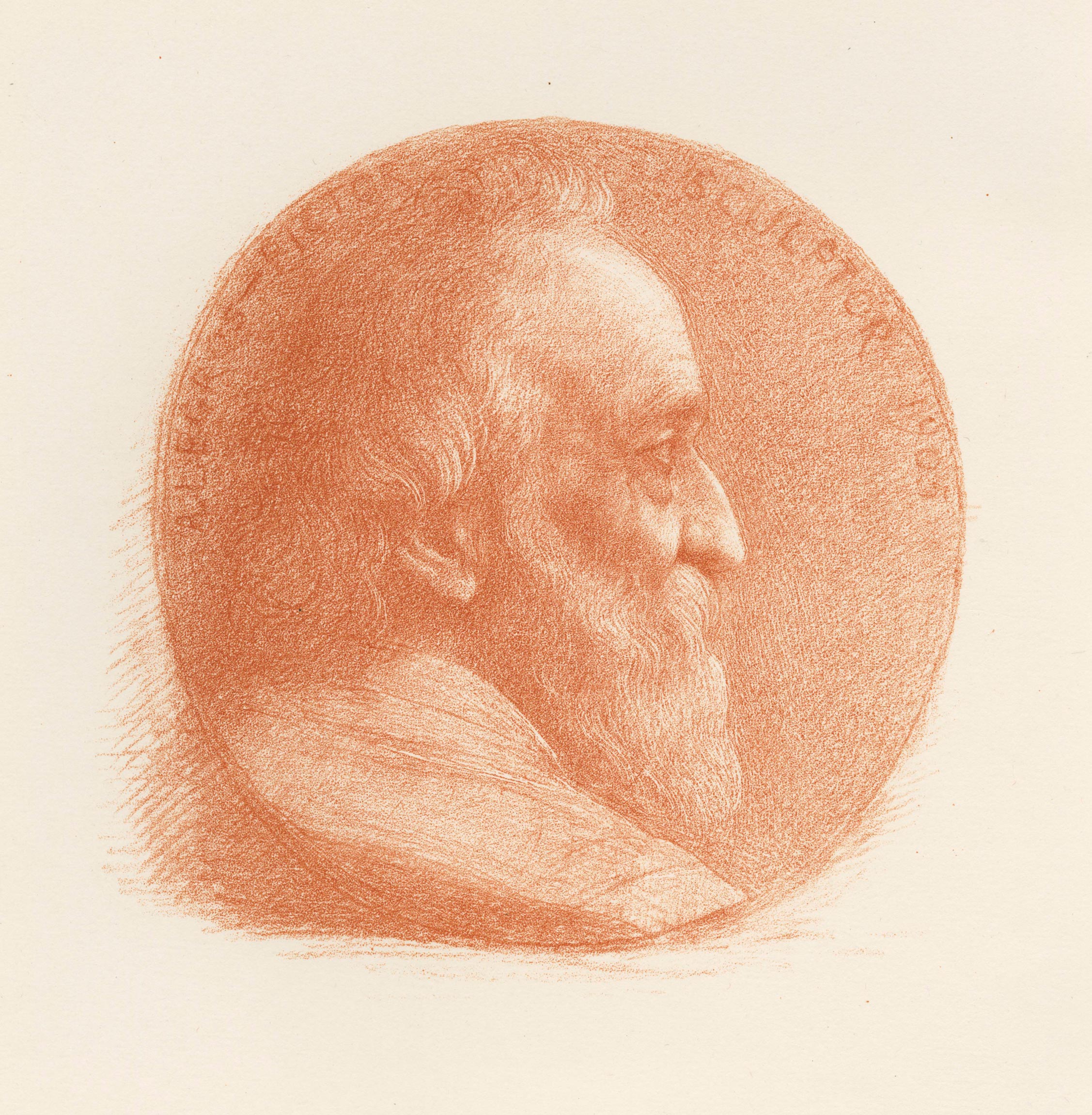 Autoportrait en médaillon