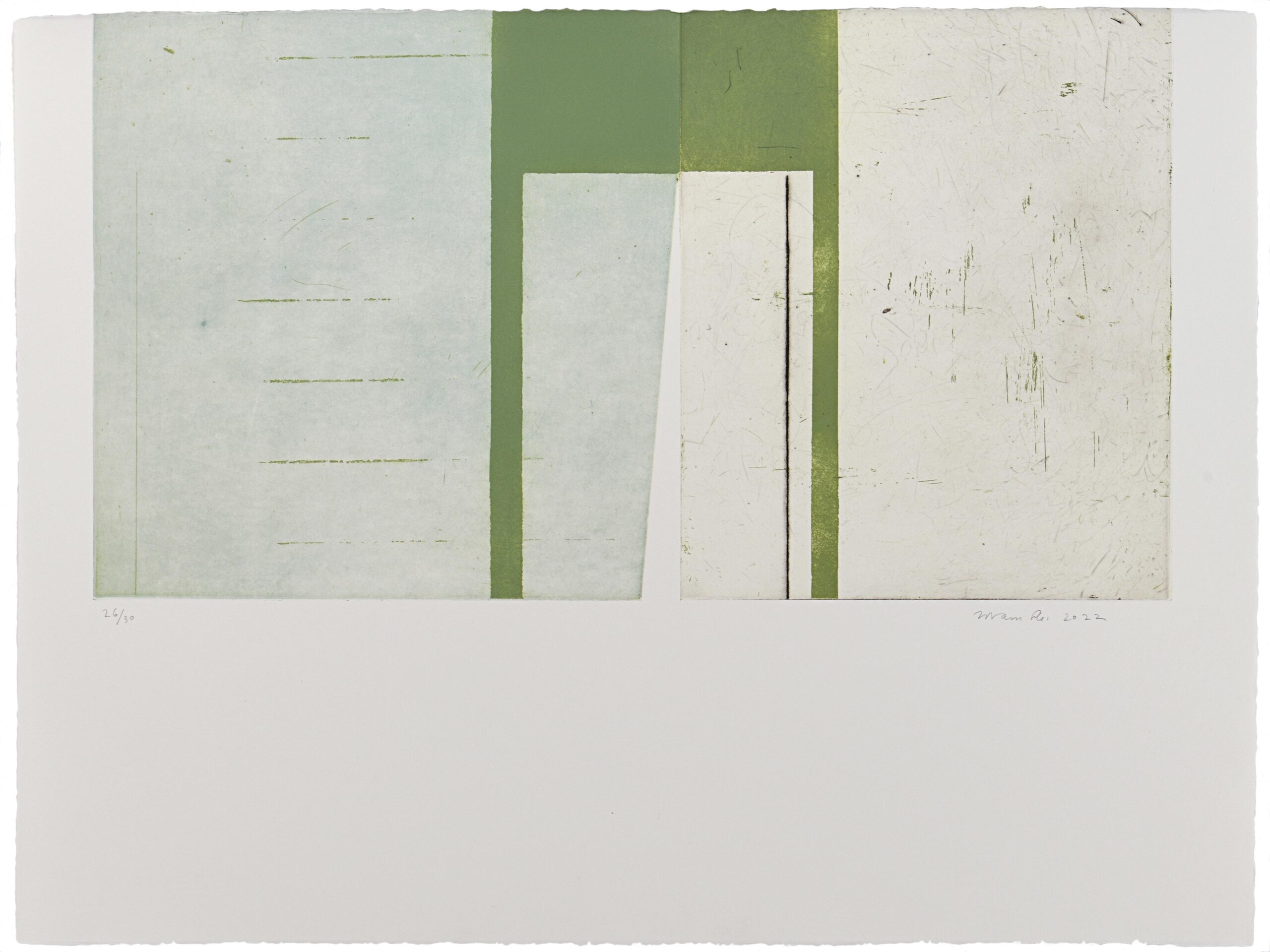 Sans titre (composition en verts)