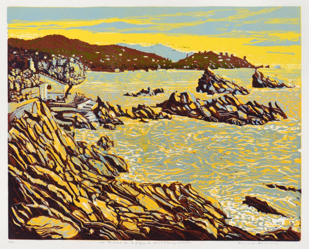 Hémery – Les rochers de la plage Le Saint Clair au Lavandou