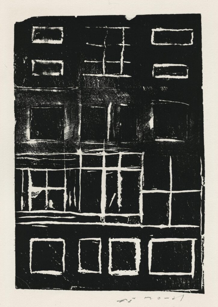 Nemours – Sans titre (monotype noir)