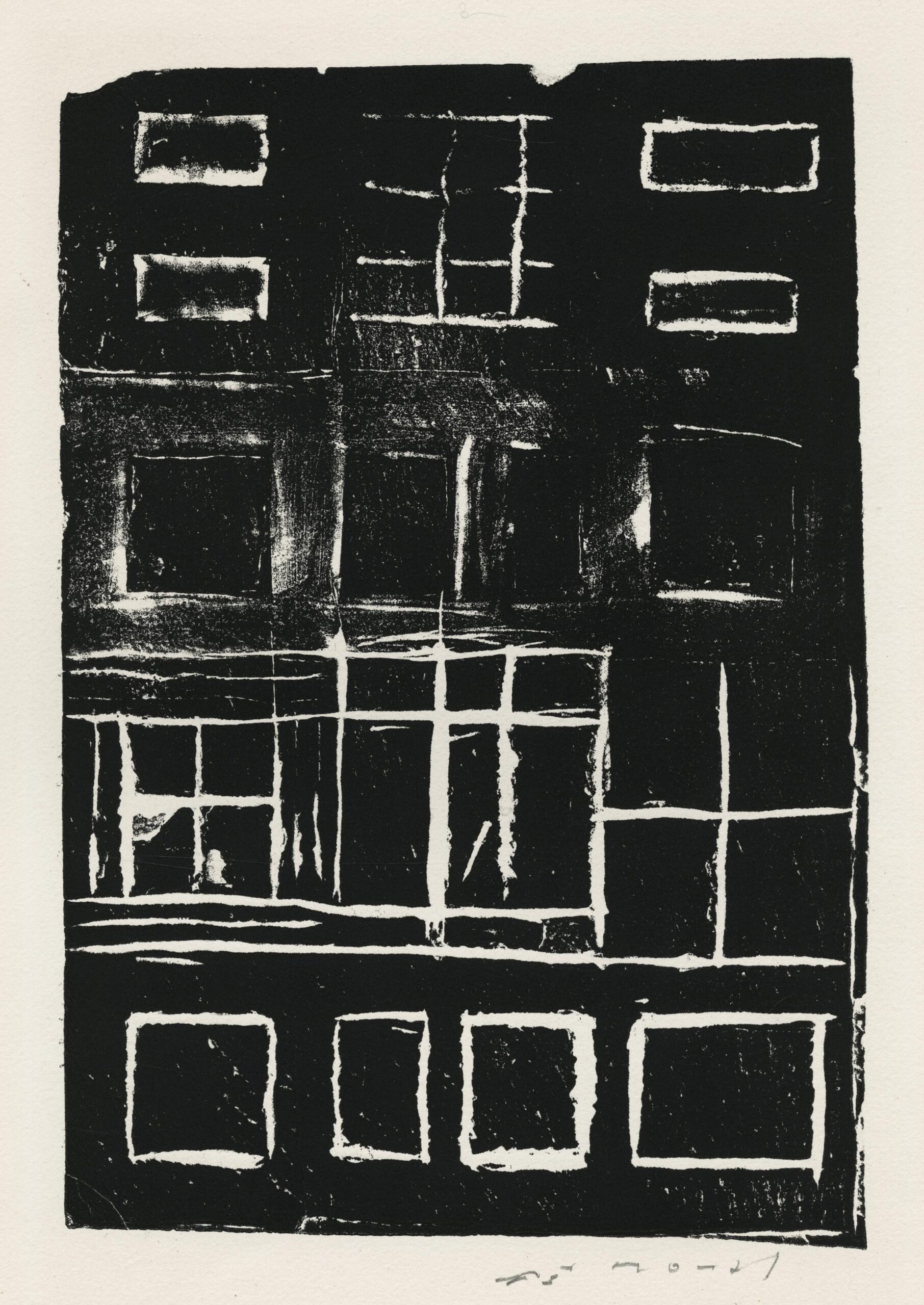Sans titre (monotype noir)