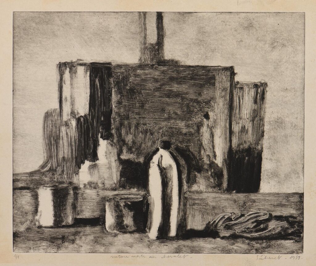 Sécheret – Nature morte au chevalet