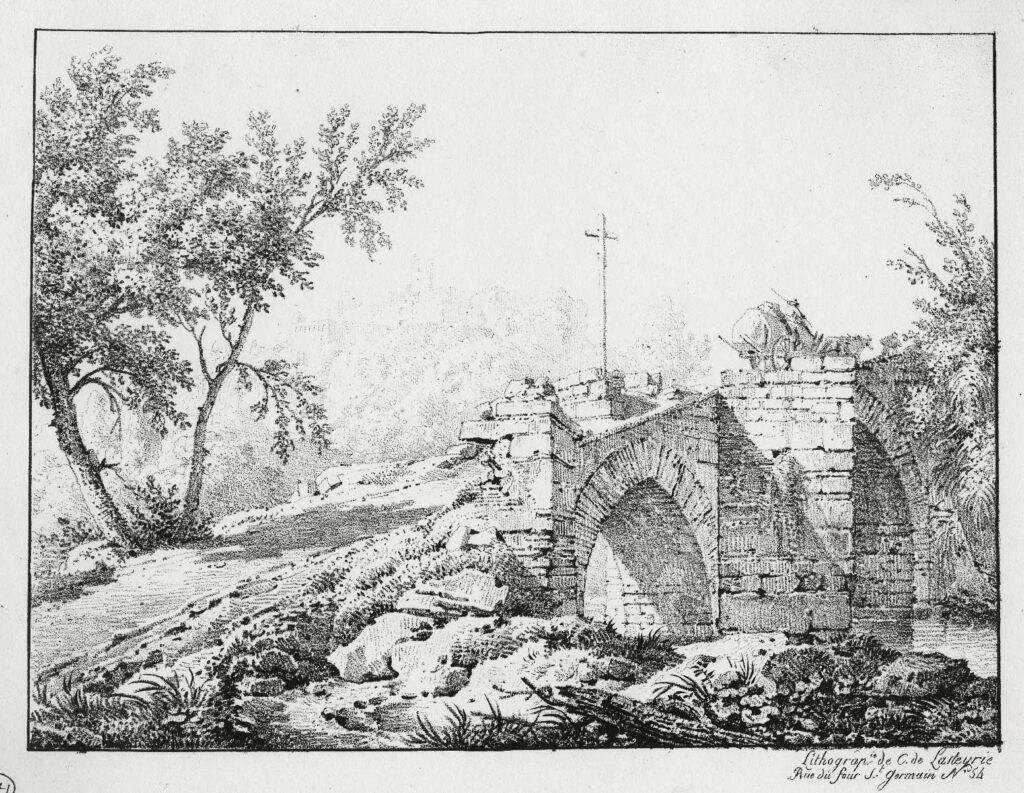 Michallon – Pont surmonté d’une croix