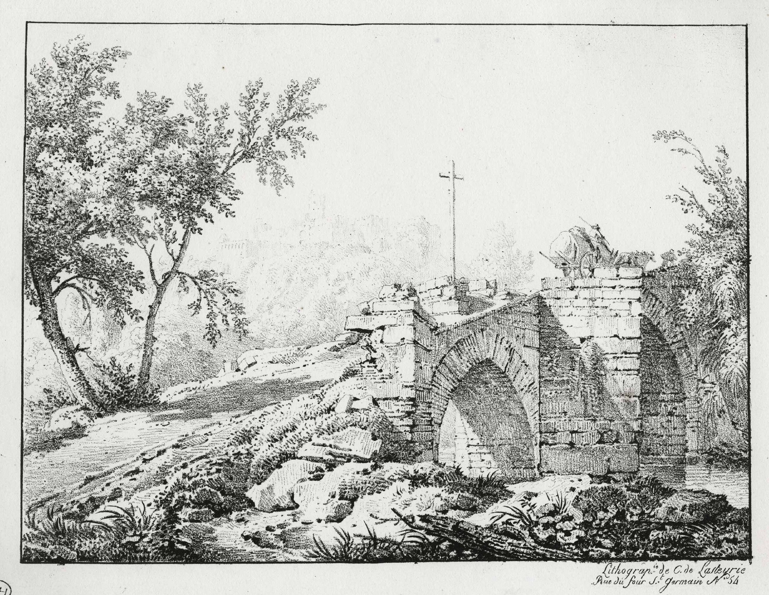 Pont surmonté d'une croix