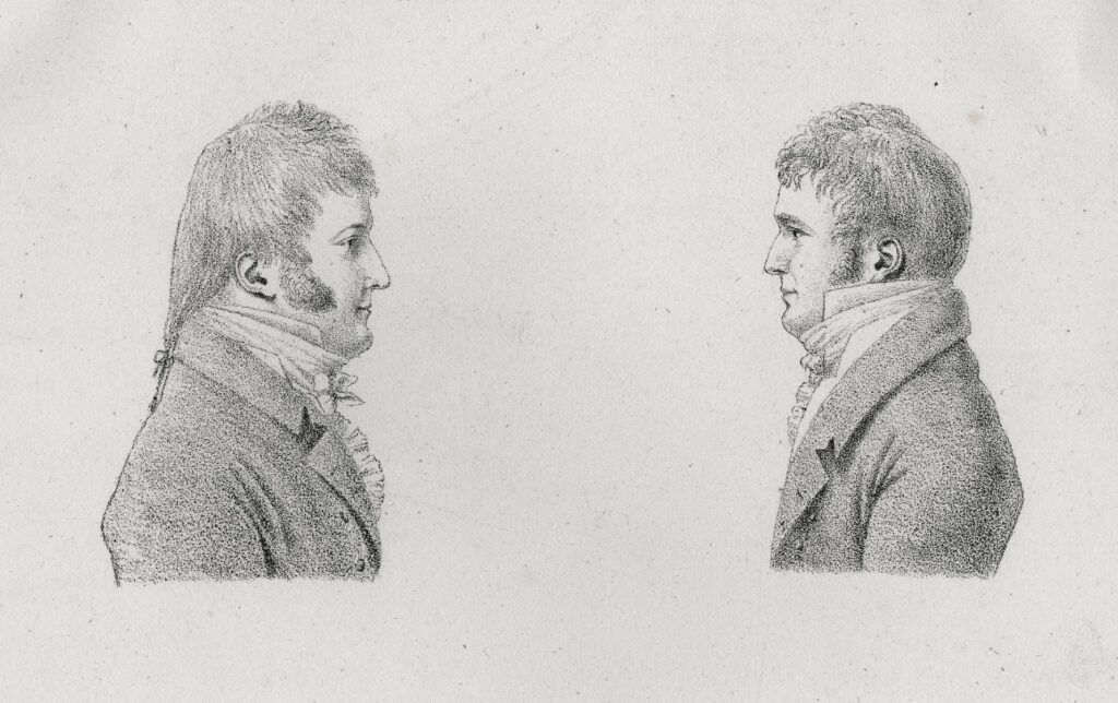 d’Orléans – Autoportrait avec son frère aîné, le duc d’Orléans, futur roi Louis-Philippe