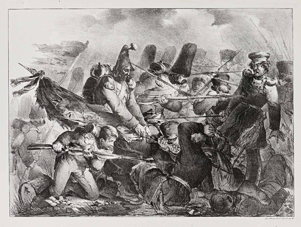 Charlet – Le drapeau défendu