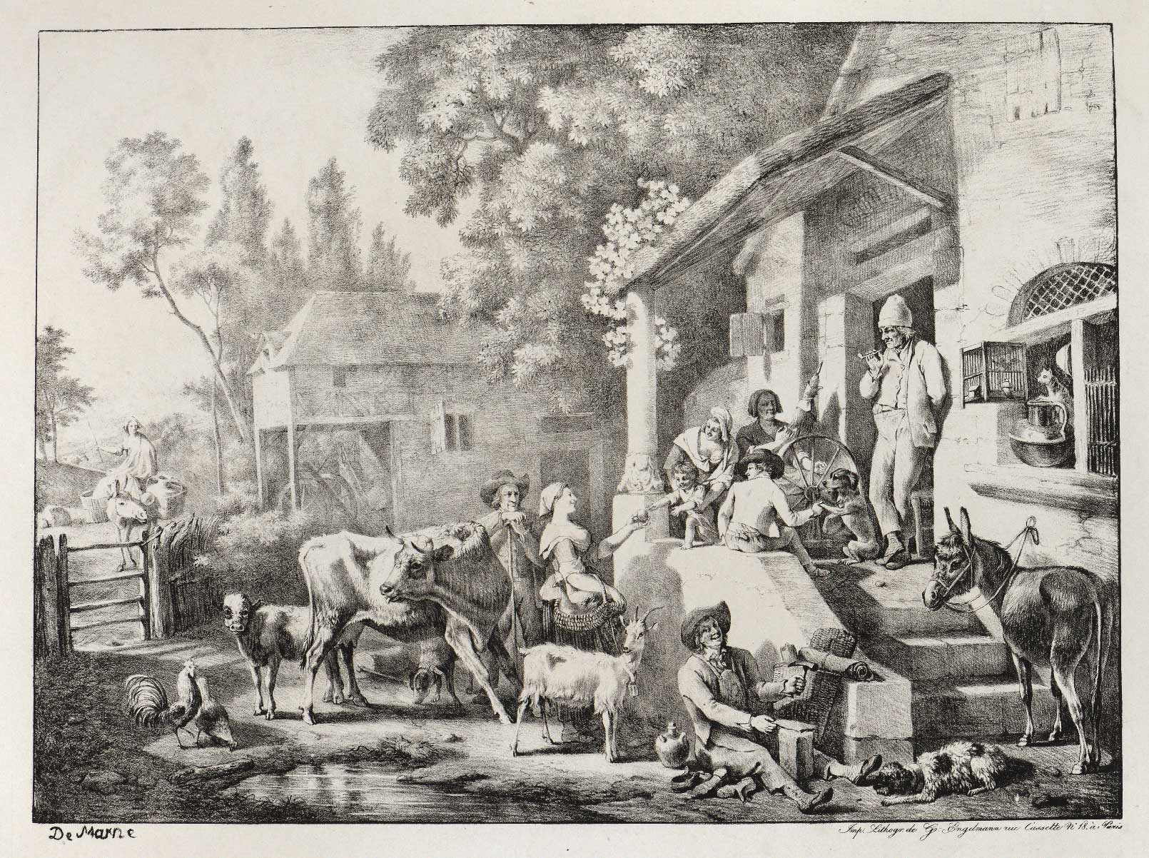 Farm scene or Farmyard