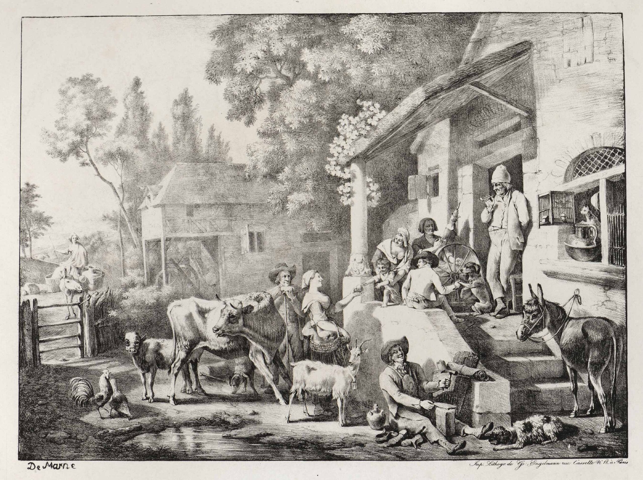 Scène à la ferme ou Cour de ferme