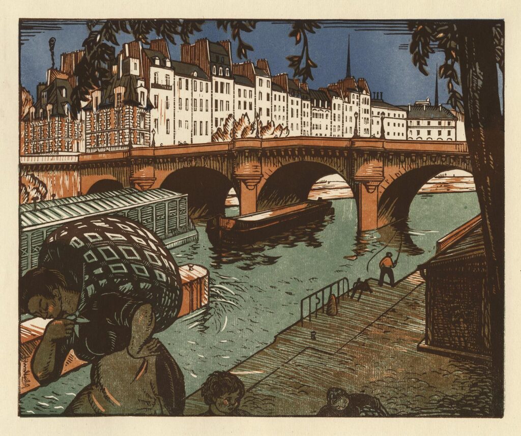 Bonfils – Le Pont Neuf au bras de la Monnaie