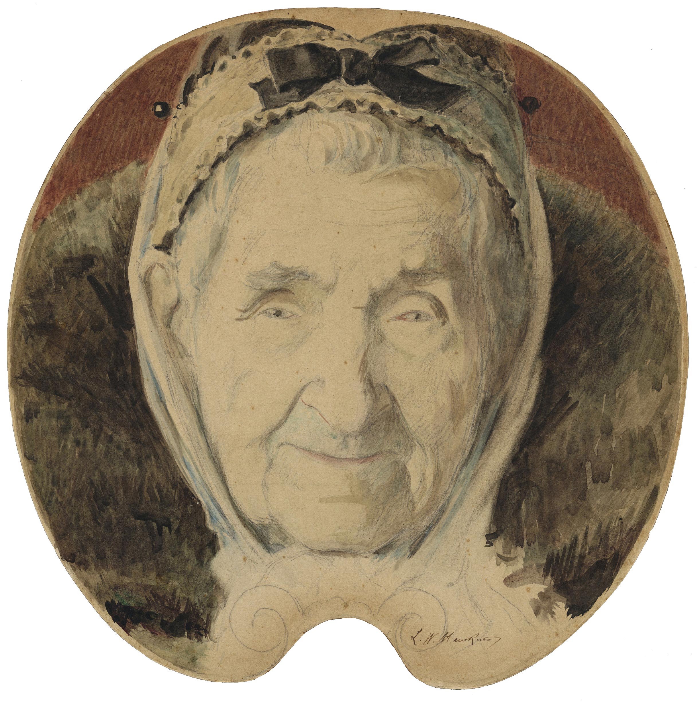 Study for the portrait of Miss Clémentine Favarger