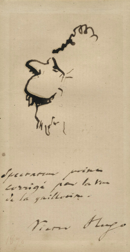 Hugo – Spectateur point corrigé par la vue de la guillotine