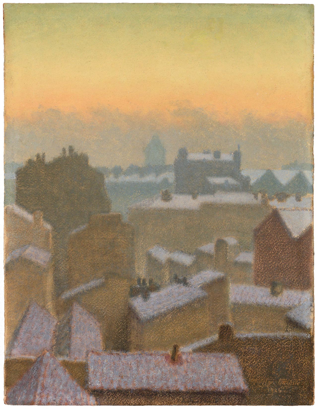 View of Paris rooftops