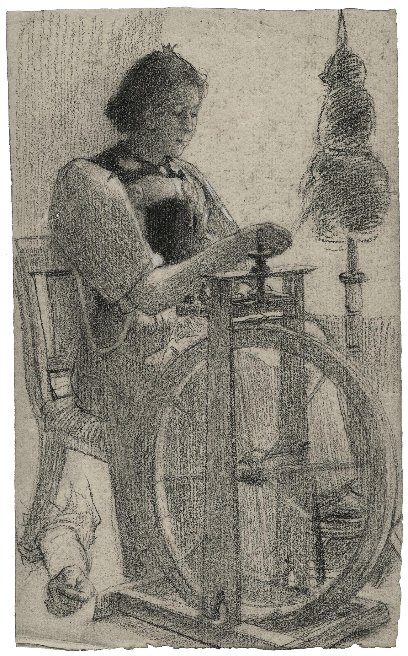 La femme au rouet