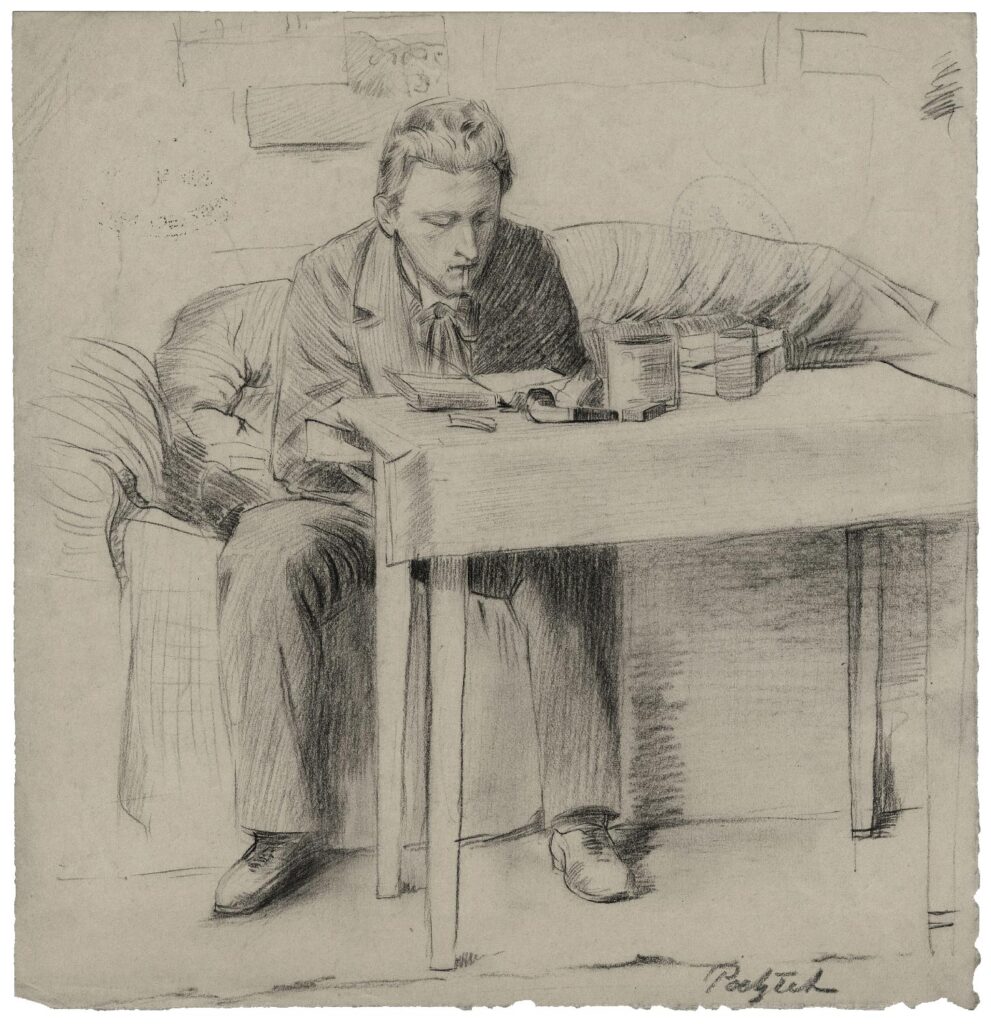 Poetzsch – Homme lisant