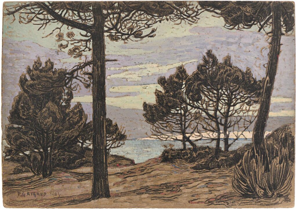 Rigaud – Vue du bassin d’Arcachon