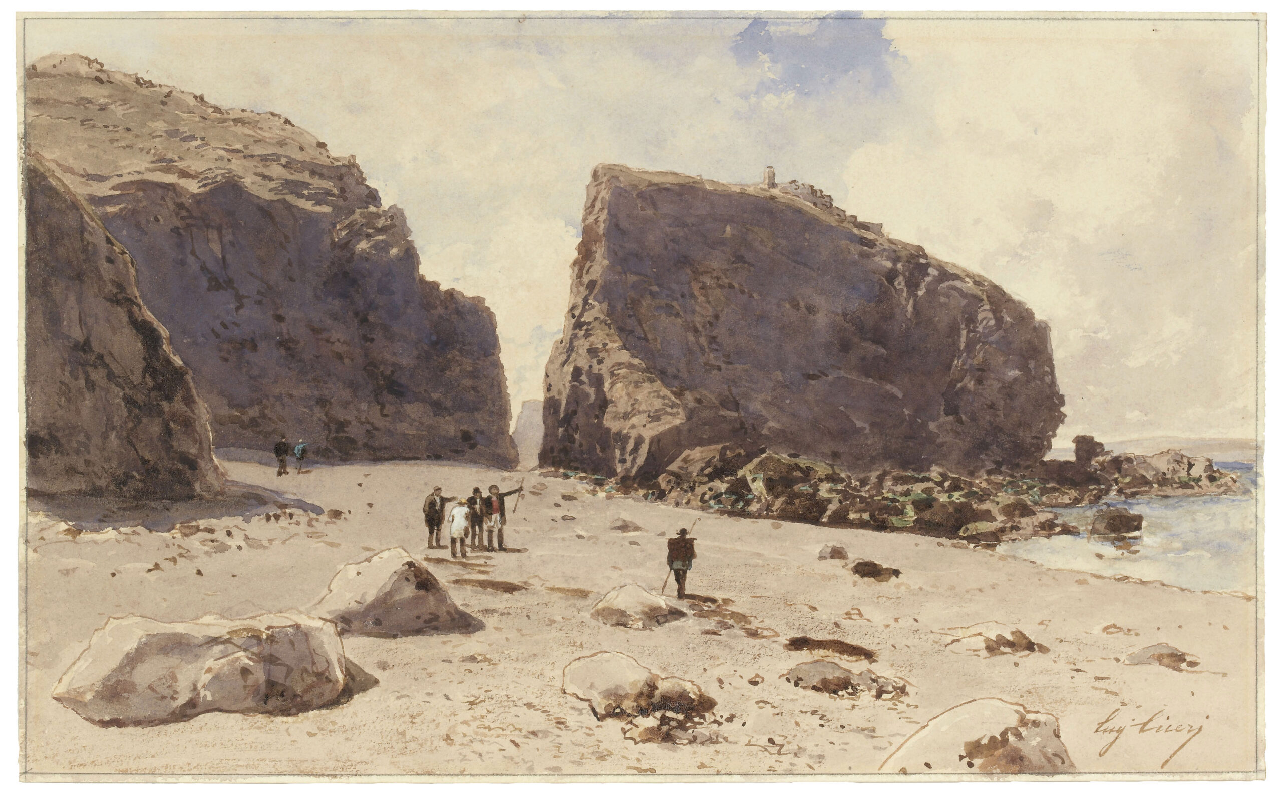 Promenade sur la plage