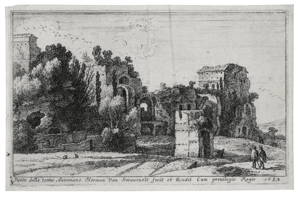 Van Swanevelt – Les Thermes de Caracalla