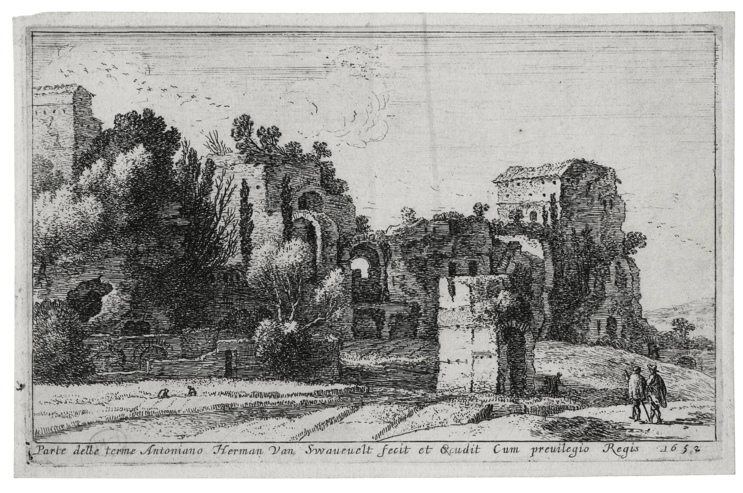 SWANEVELT Herman van — Les Thermes de Caracalla