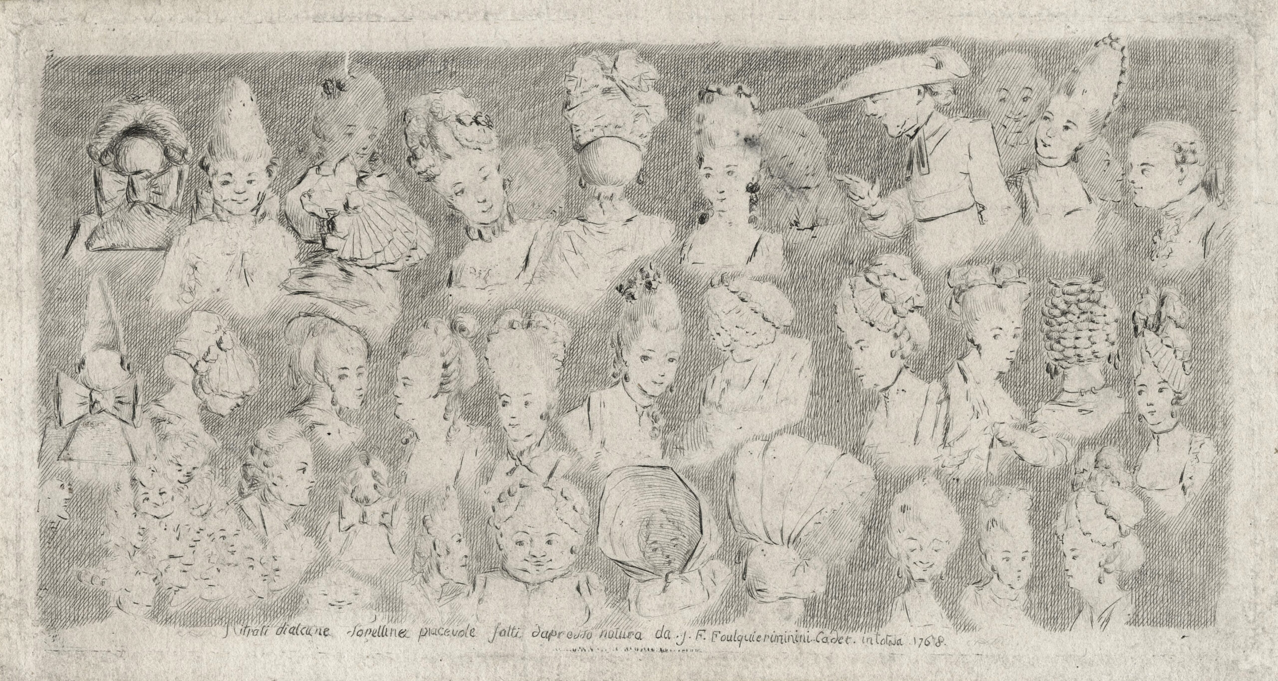 Charge: female and ecclesiastical heads
