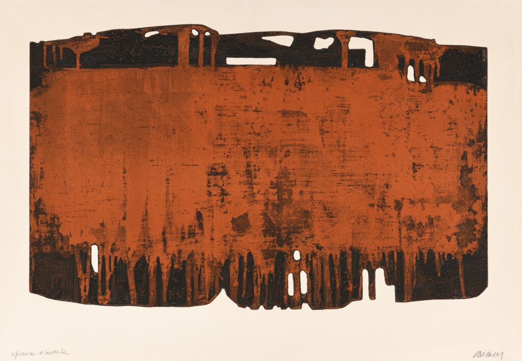 Soulages – Eau-forte XXV