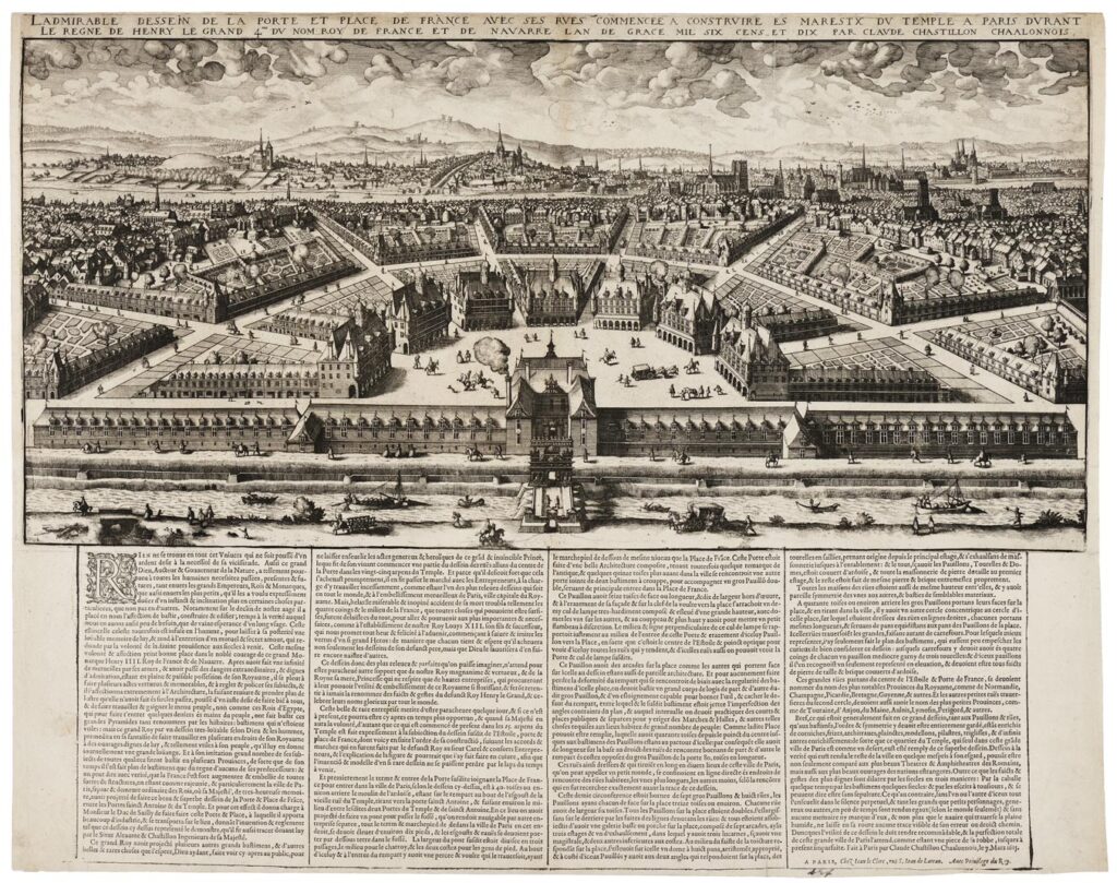 Chastillon – L’Admirable dessein de la porte et place de France (…)