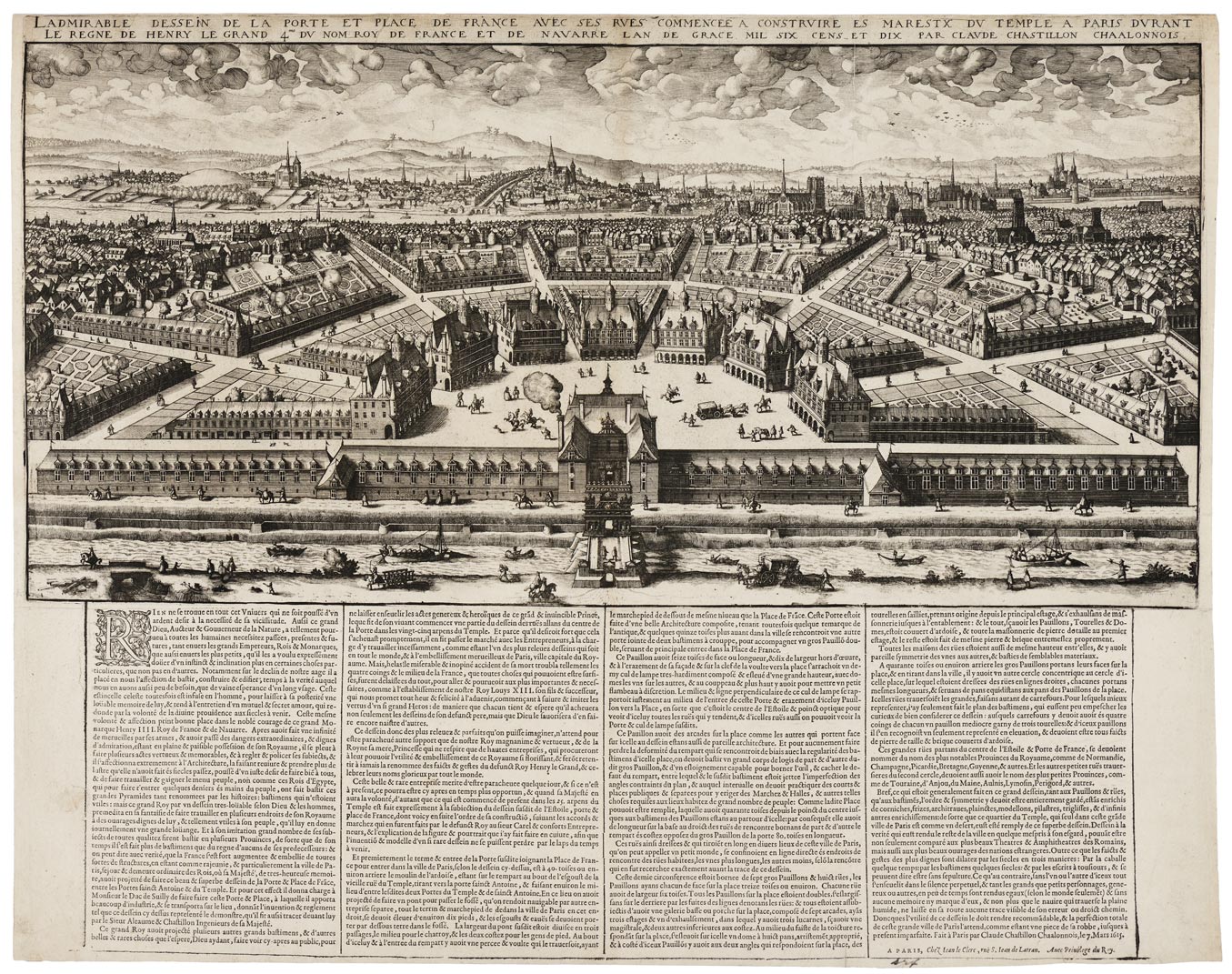 L’Admirable dessein de la porte et place de France (…)