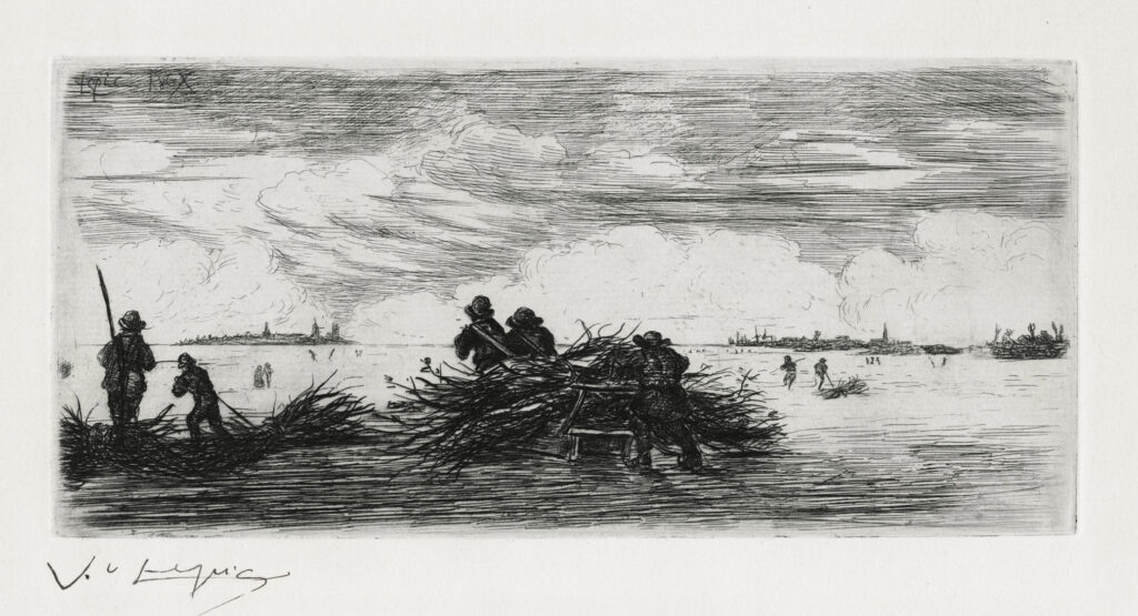 Lepic – Transport de bois sur la glace