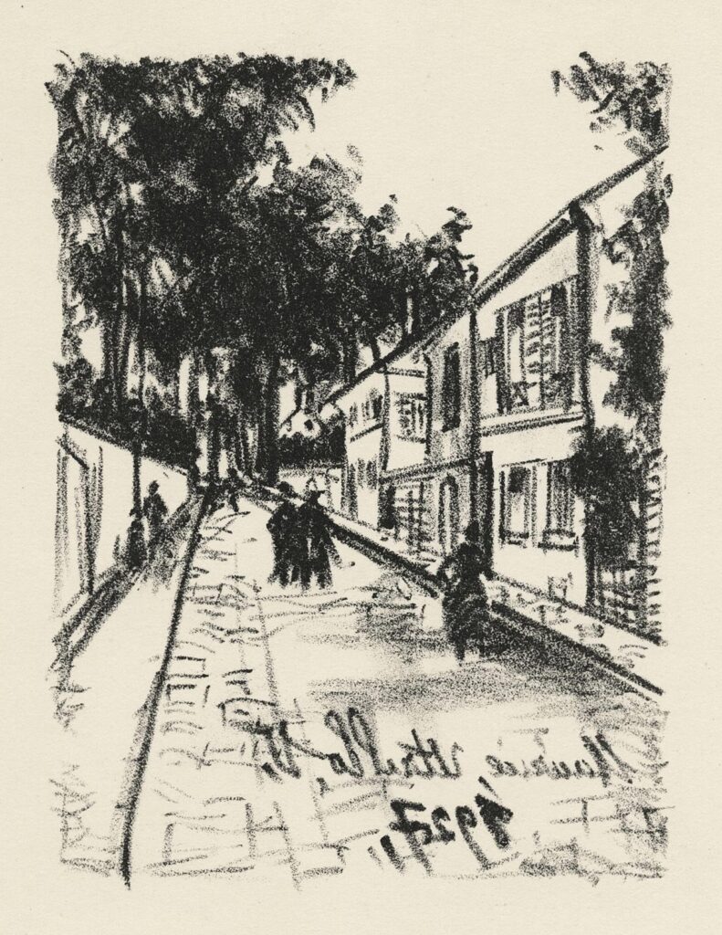 Utrillo – Une rue de Bécon-les-Bruyères