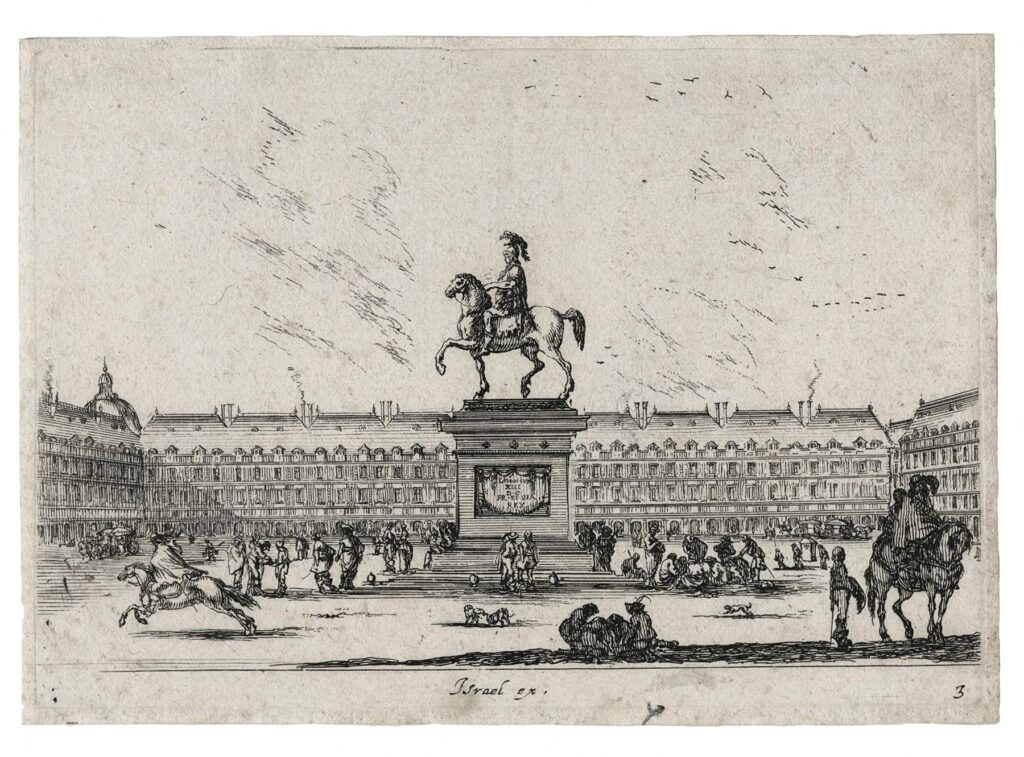 Bella – La Place royale et la statue de Louis XIII