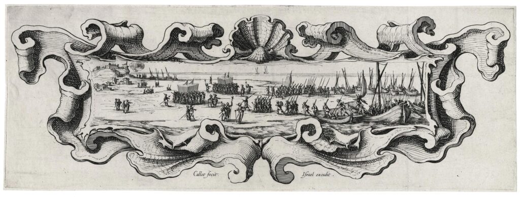 Callot – Le débarquement des troupes