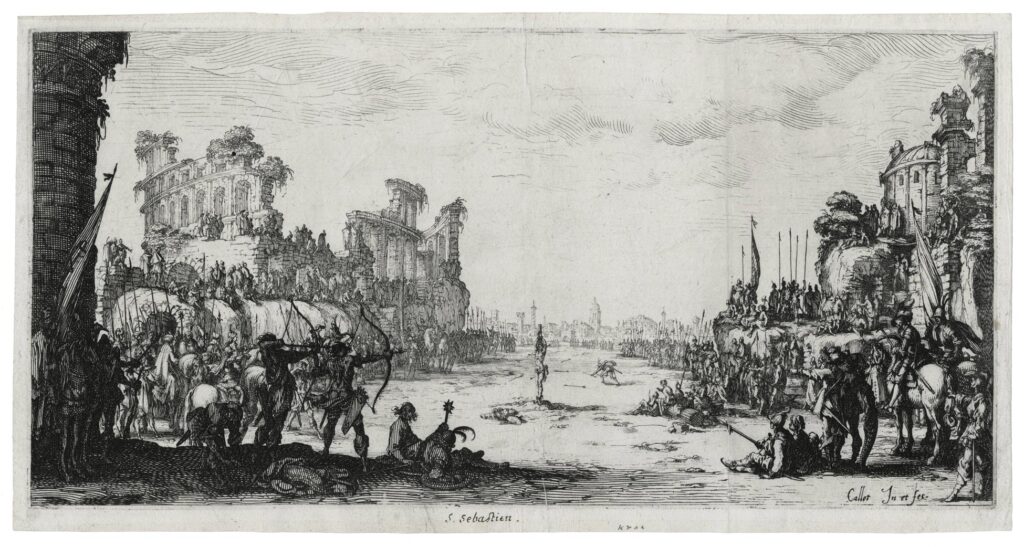 Callot – Le Martyre de saint Sébastien