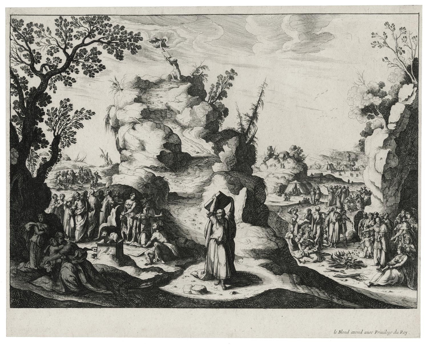 Moïse brisant les tables de la loi