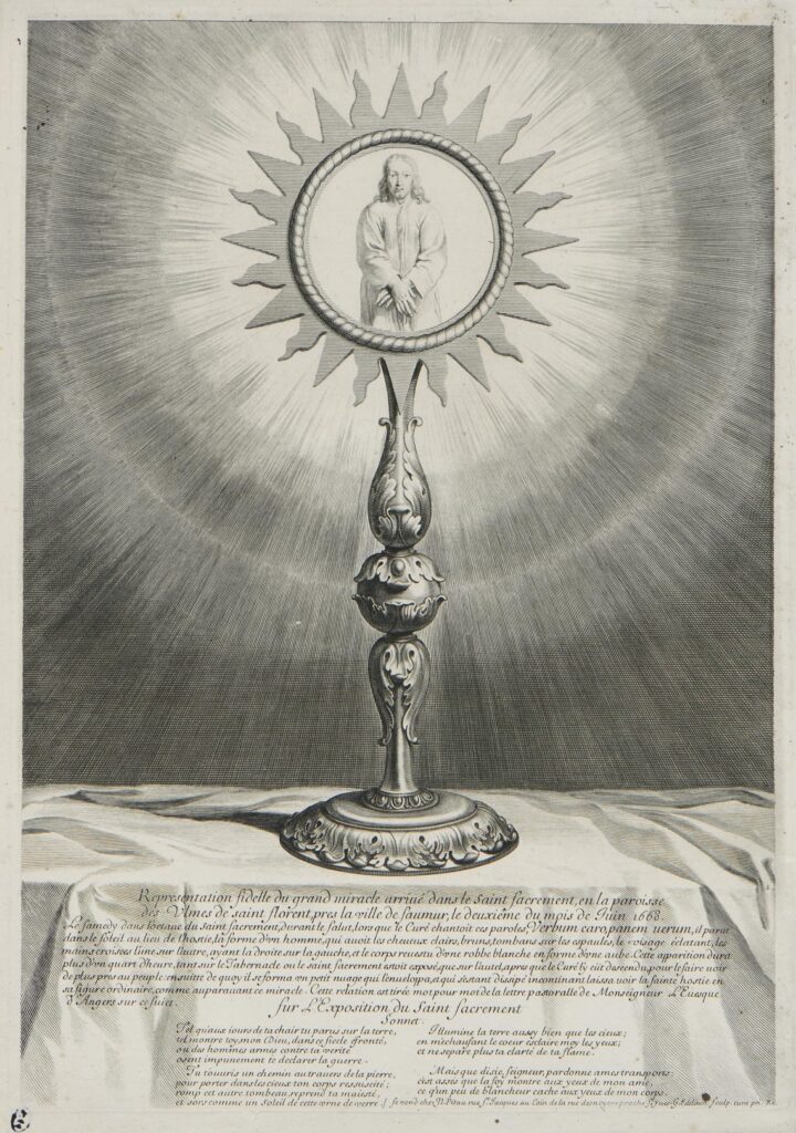 Edelinck (Gérard) – L’Ostensoir miraculeux