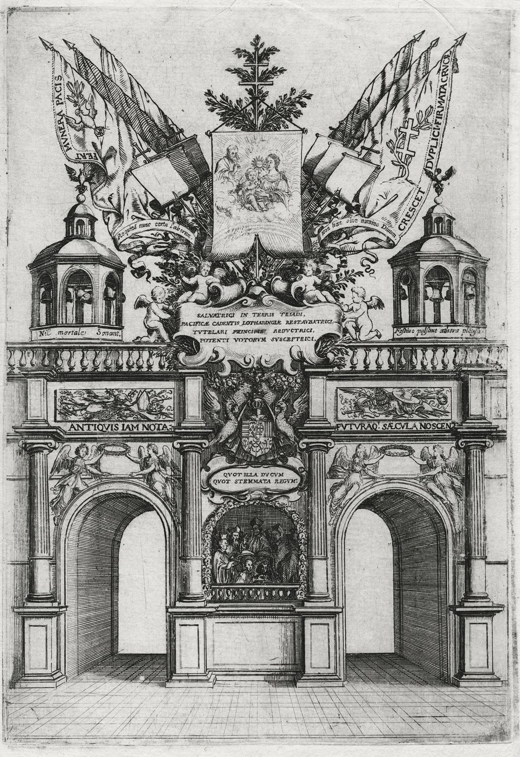 Arc dédié à la piété (Arch dedicated to piety)