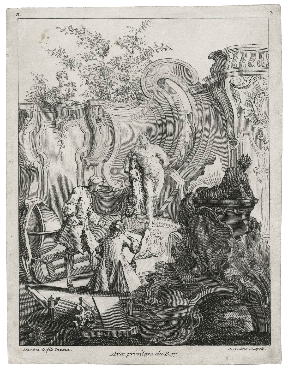 Two designers in a rocaille setting