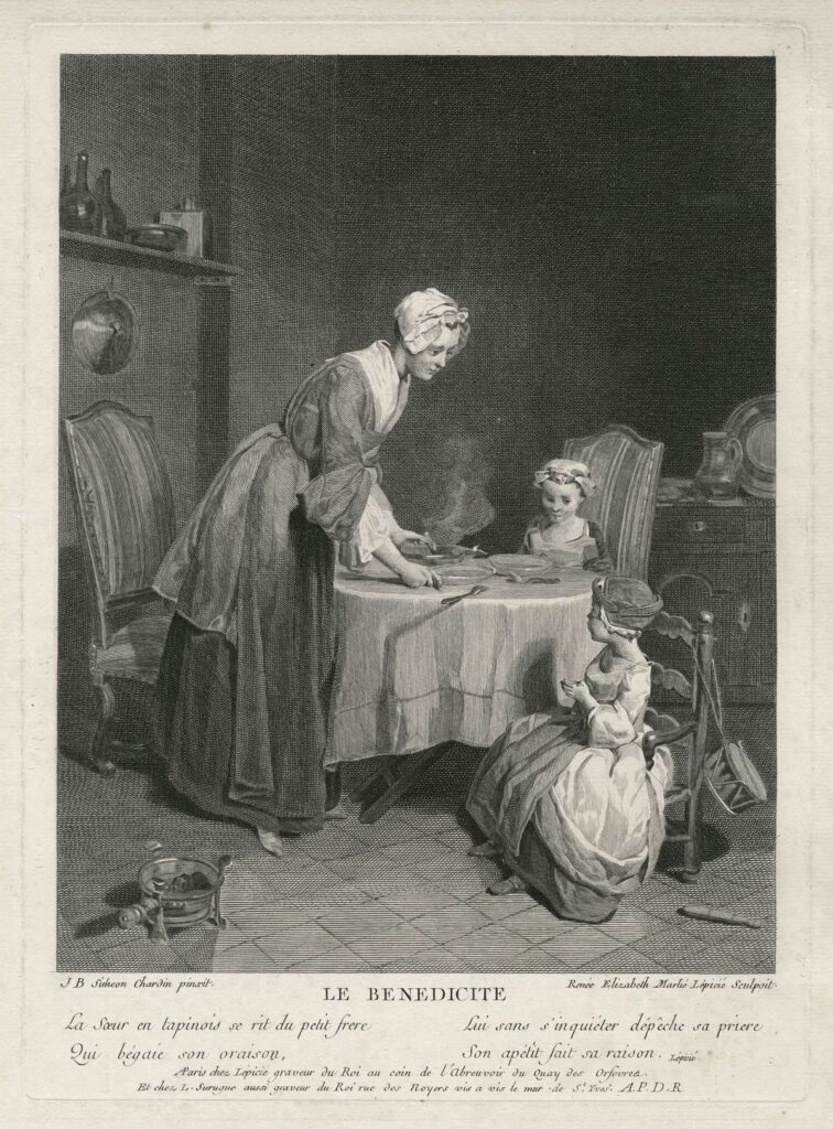 Chardin (d’après) – Le Bénédicité