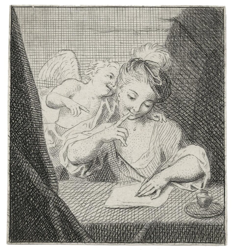 Coypel (Charles-Antoine) – L’Amour précepteur