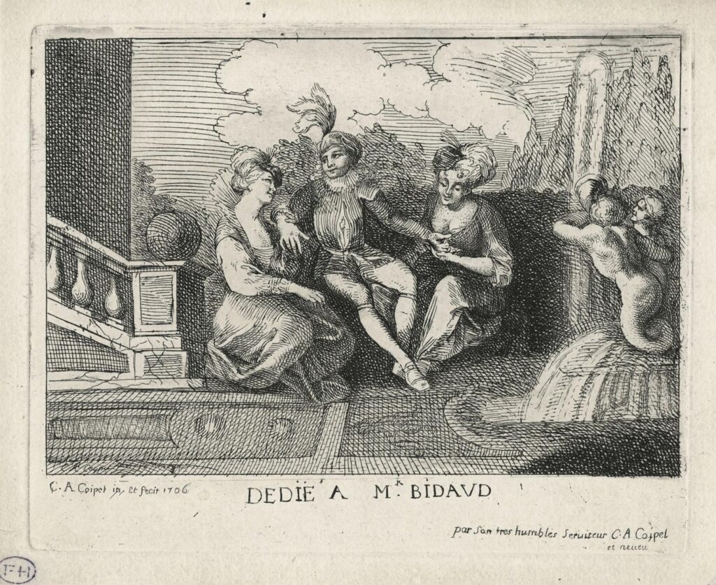 Coypel (Charles-Antoine) – La Diseuse de Bonne Aventure