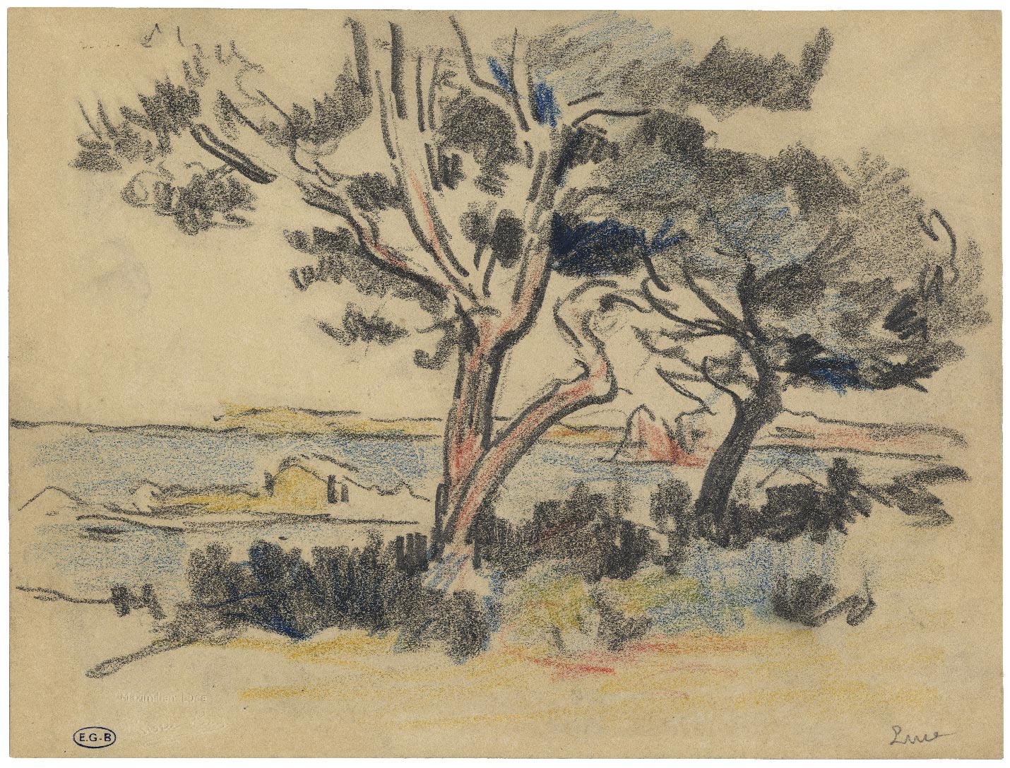 Study for a landscape of Kermouster