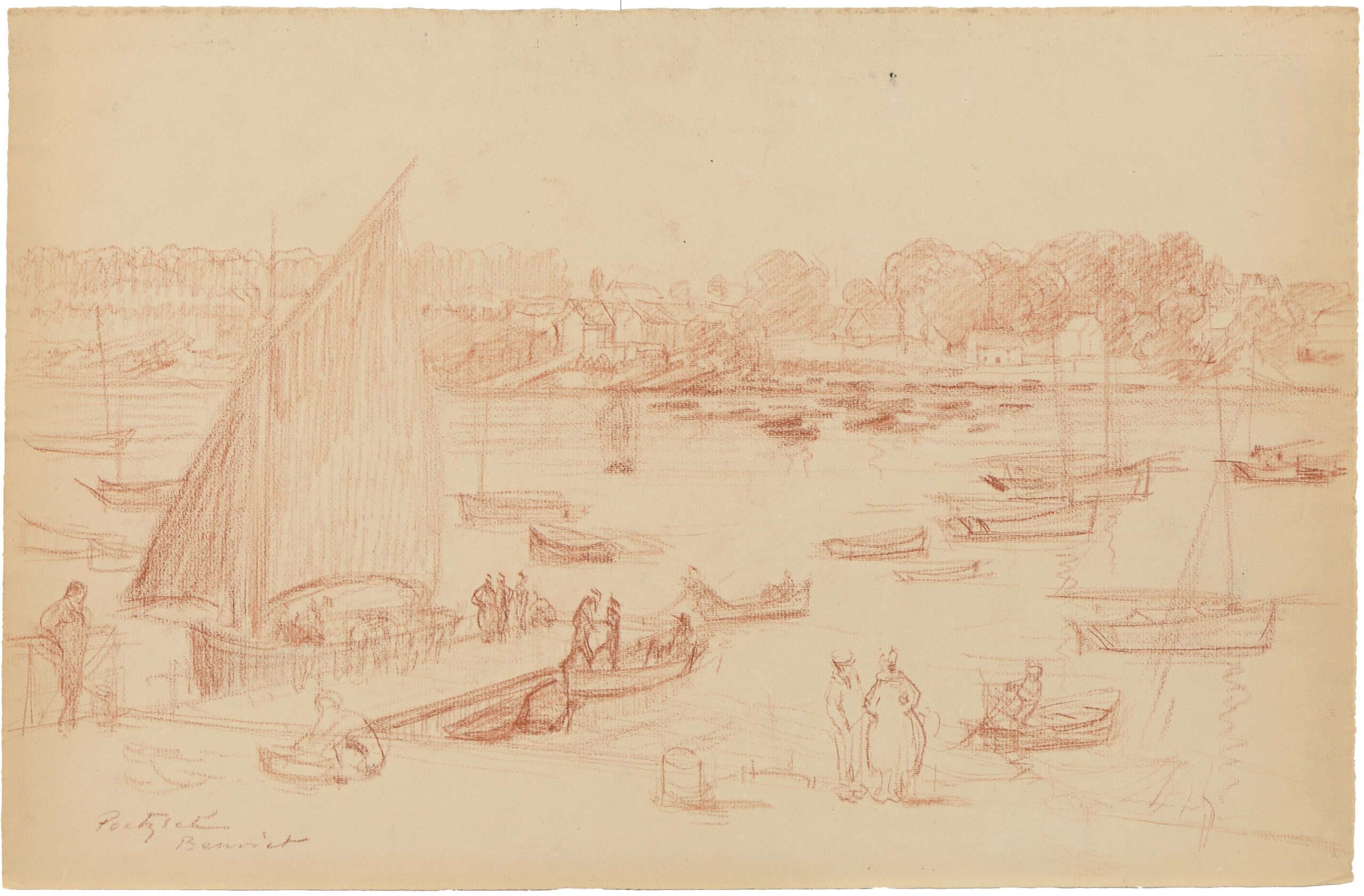 Vue de Sainte-Marine depuis Benodet