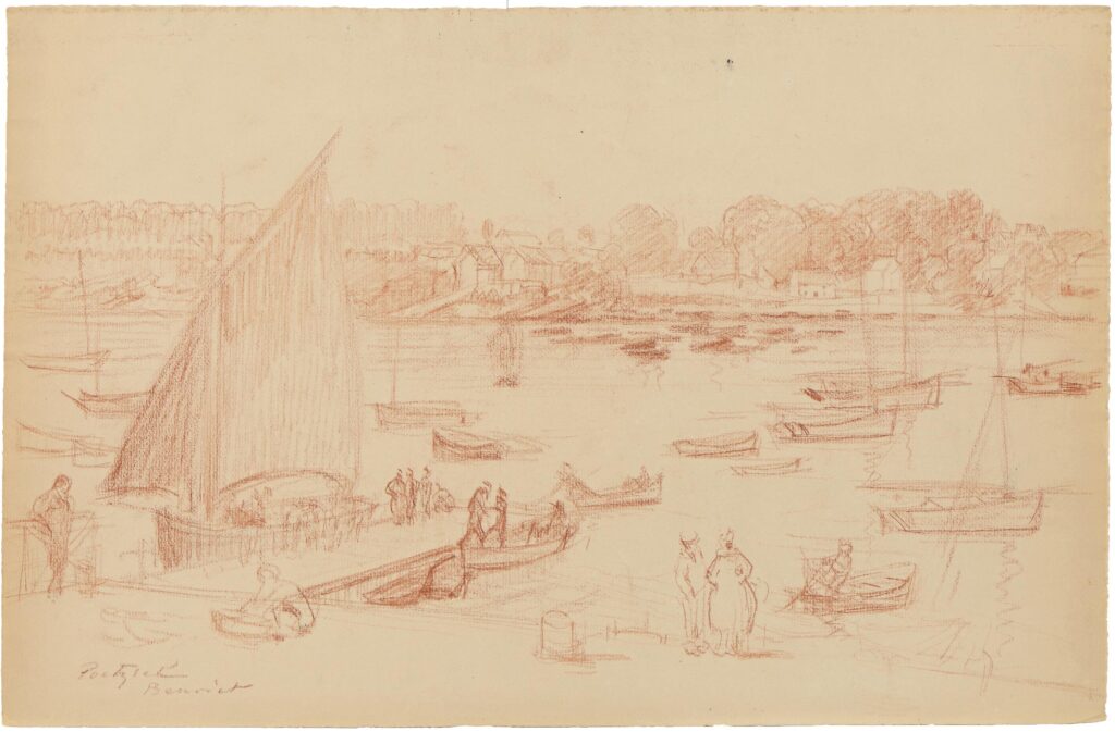 Poetzsch – Vue de Sainte-Marine depuis Benodet