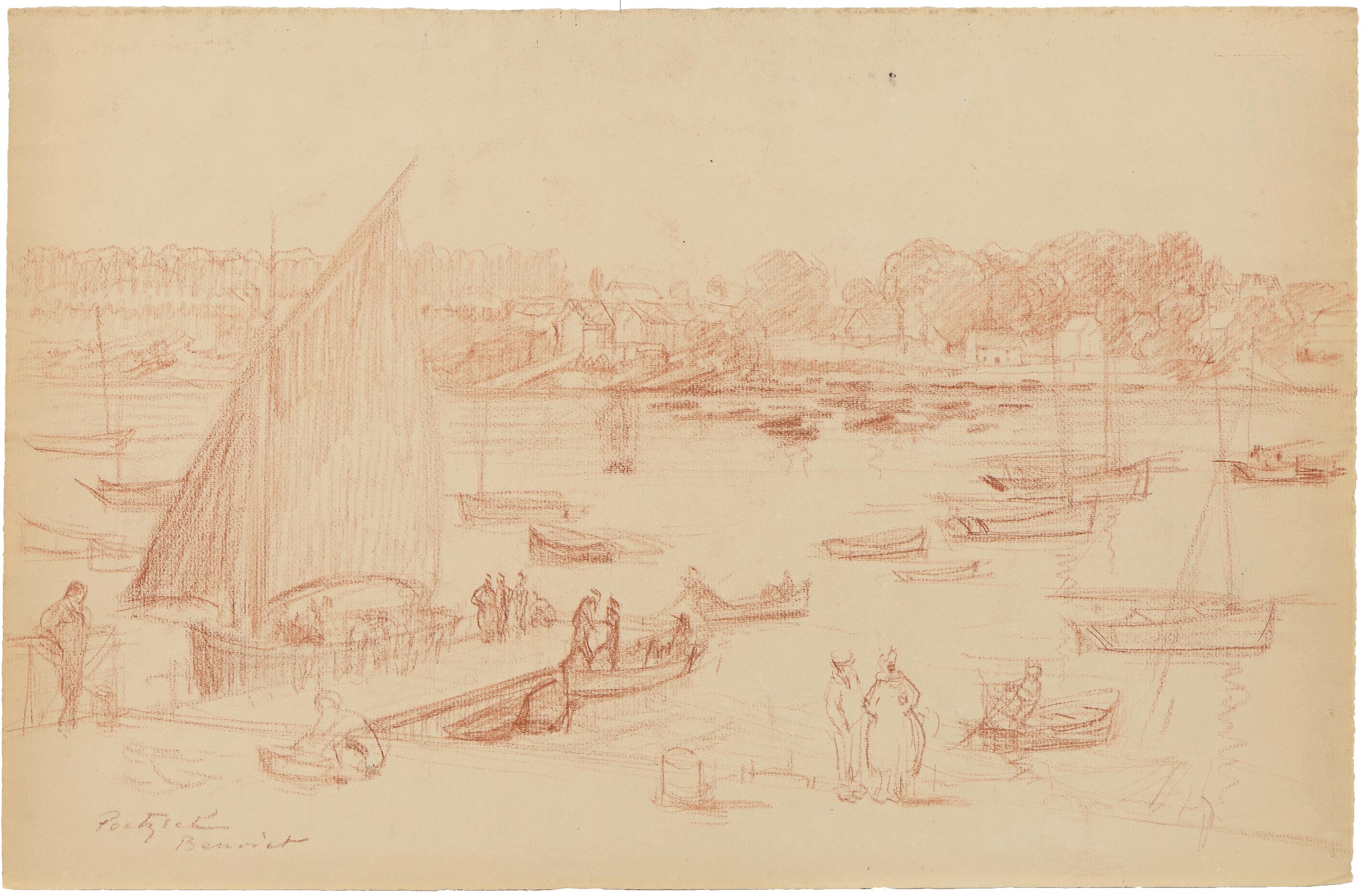 Vue de Sainte-Marine depuis Benodet