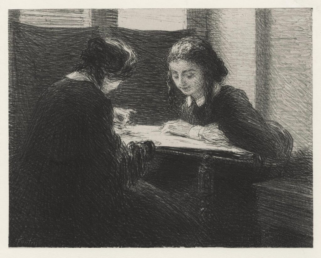 Fantin-Latour – Les brodeuses